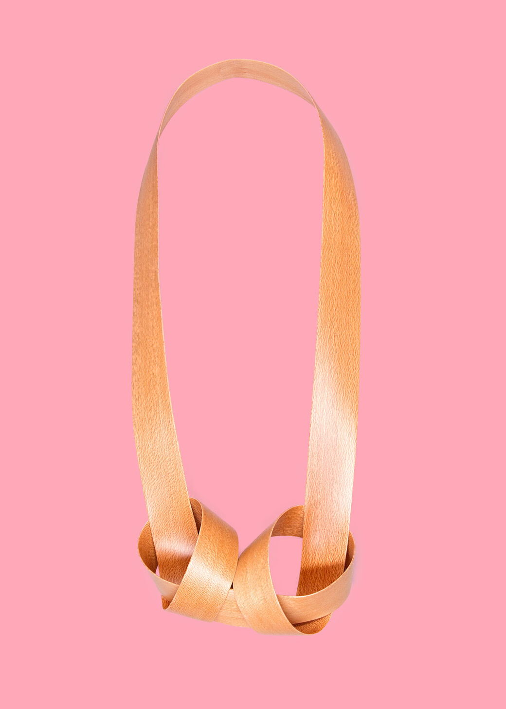 jewellery | wood | necklace | knot | pink