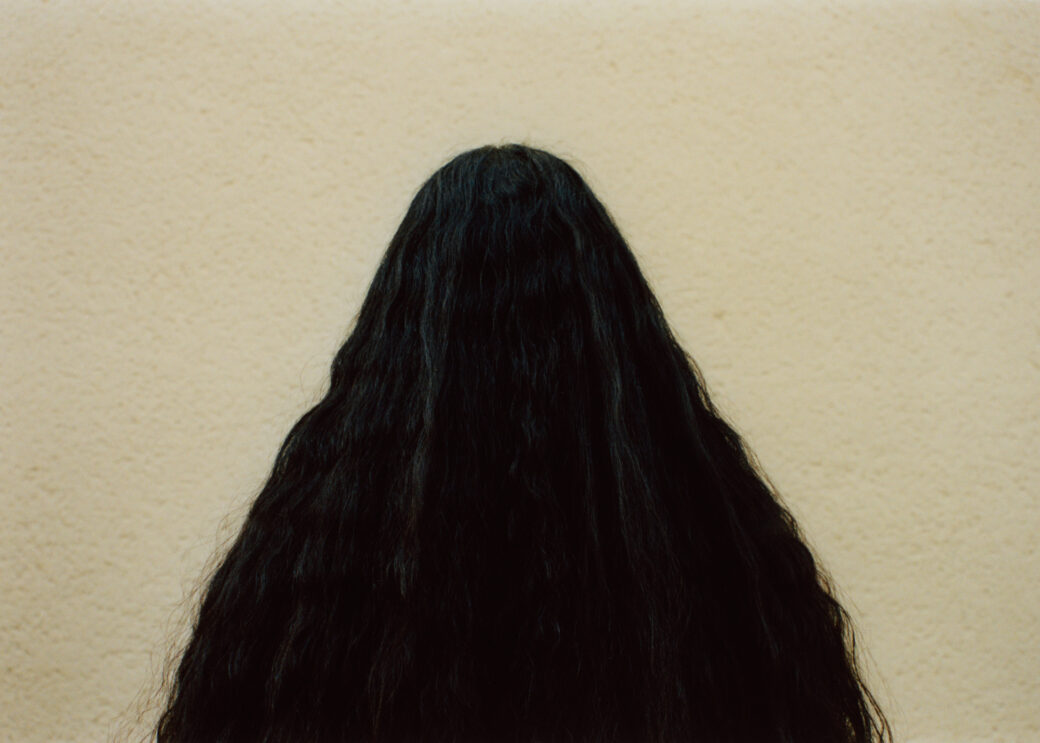 black | hair | wall | woman